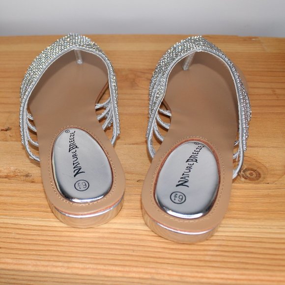 Glam! Crystal Flip Flop Sandals - Picture 7 of 7